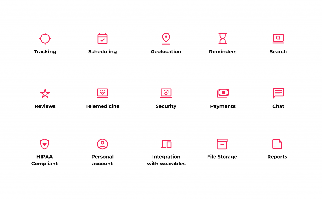 Key features of mHealth apps