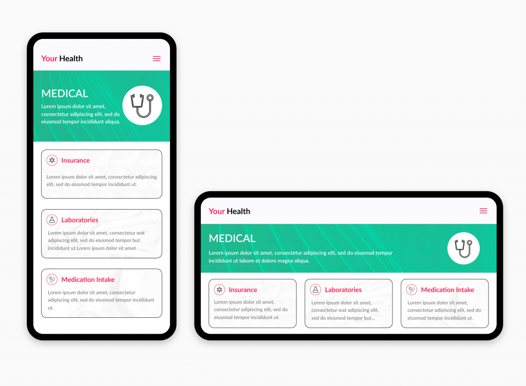 18 Tips for Effective Healthcare UI Design in Telehealth Apps 8 Mobile-responsive app example