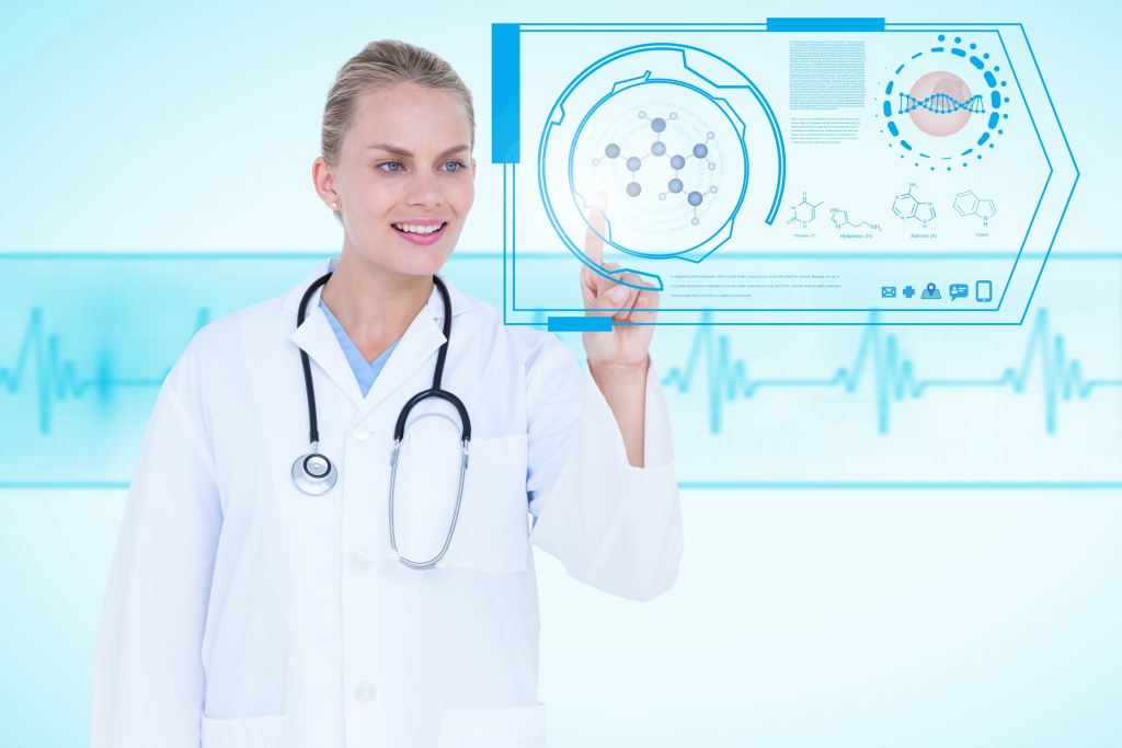 SPsoft Has Partnered with WellStack - A Leading Innovator in the Healthcare Data Landscape 1 A medical professional working with AI-driven mHealth app