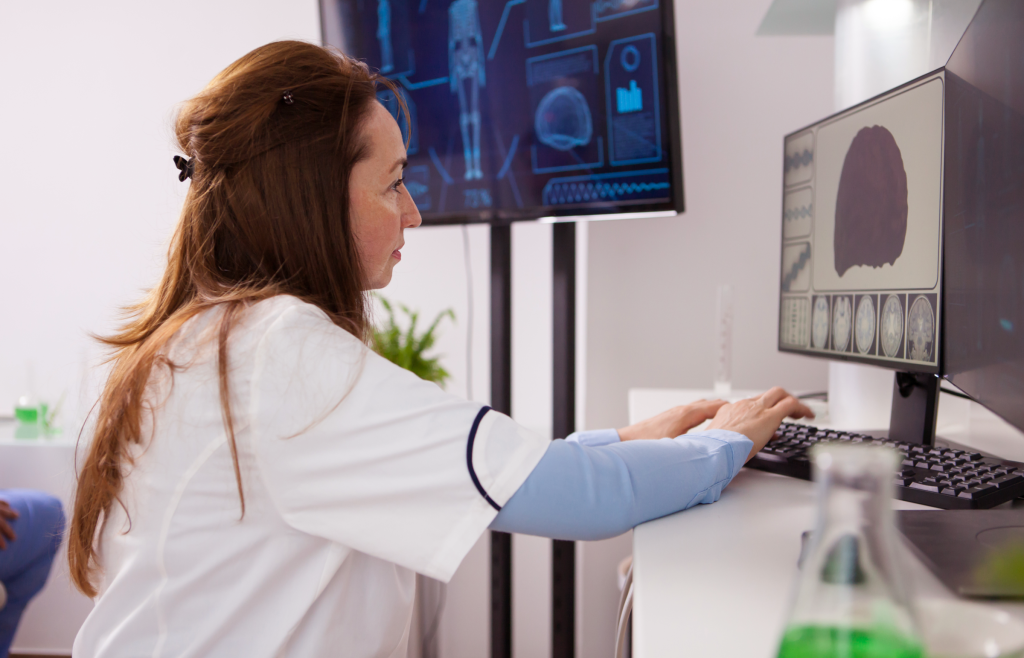 Implementing Machine Learning in Healthcare: Benefits, Challenges, and Real-Life Use Cases 4 A healthcare practitioner analyzing patient MRI scans
