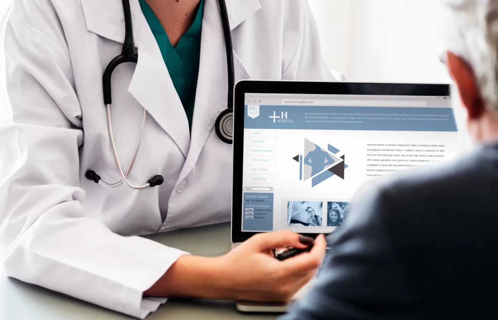 Top 6 FHIR Server Options: A Comprehensive Comparison for Your Healthcare Needs 5 A doctor shows health recommendations for the patient